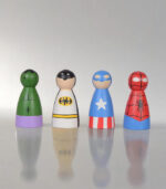 Super Heros Peg dolls