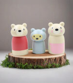 Bear Peg Doll Set