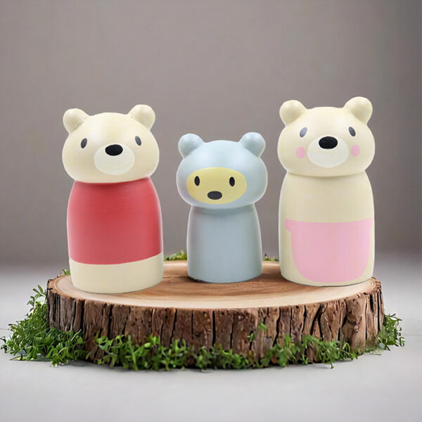 Bear Peg Doll Set