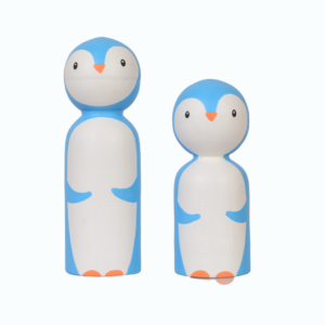 Penguin wooden peg dolls