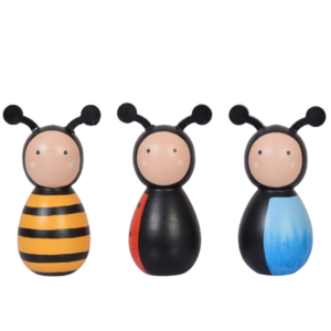 Bumblebee Peg dolls