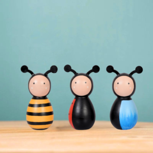 Bumblebee Peg dolls