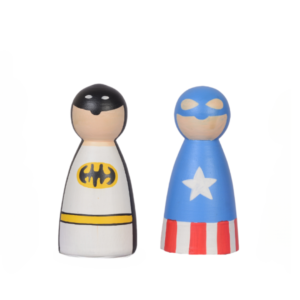 Super Heros Peg dolls