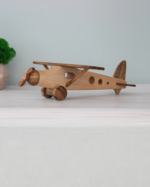 Handmade Wooden Airplane - Image 4