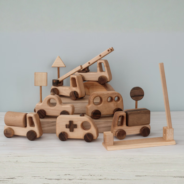Wooden Car set of 7