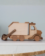 Wooden garbage truck