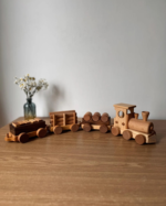 Vintage wooden train set - Image 3