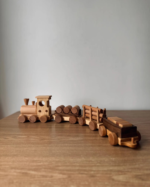 Vintage wooden train set - Image 4